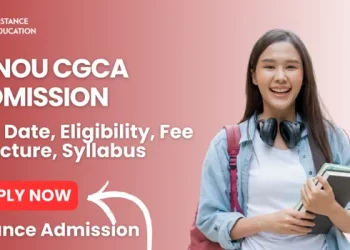 IGNOU CGCA Admission