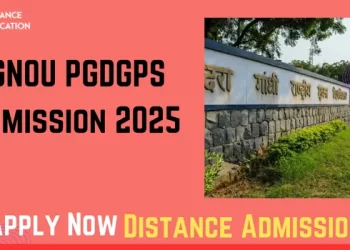 IGNOU PGDGPS Admission 2025
