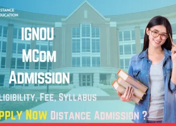 IGNOU MCom Admission