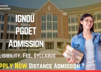 IGNOU PGDET Admission 2025