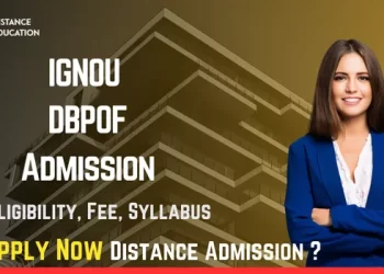 IGNOU DBPOFA Admission
