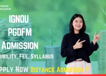 IGNOU PGDFM Admission