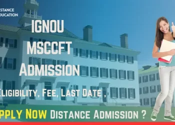 IGNOU MSCCFT Admission 2025