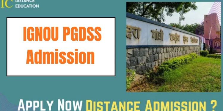 IGNOU PGDSS Admission