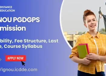 IGNOU PGDGPS Admission