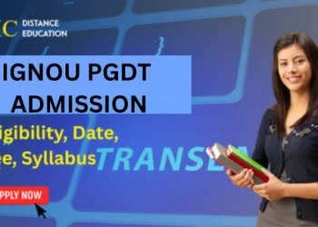 IGNOU PGDT ADMISSION